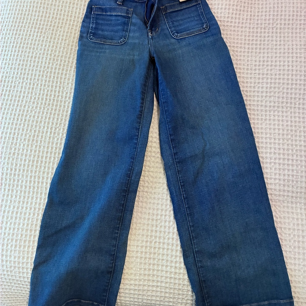Madewell Dark Blue Flare Jeans